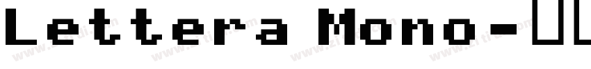 Lettera Mono字体转换